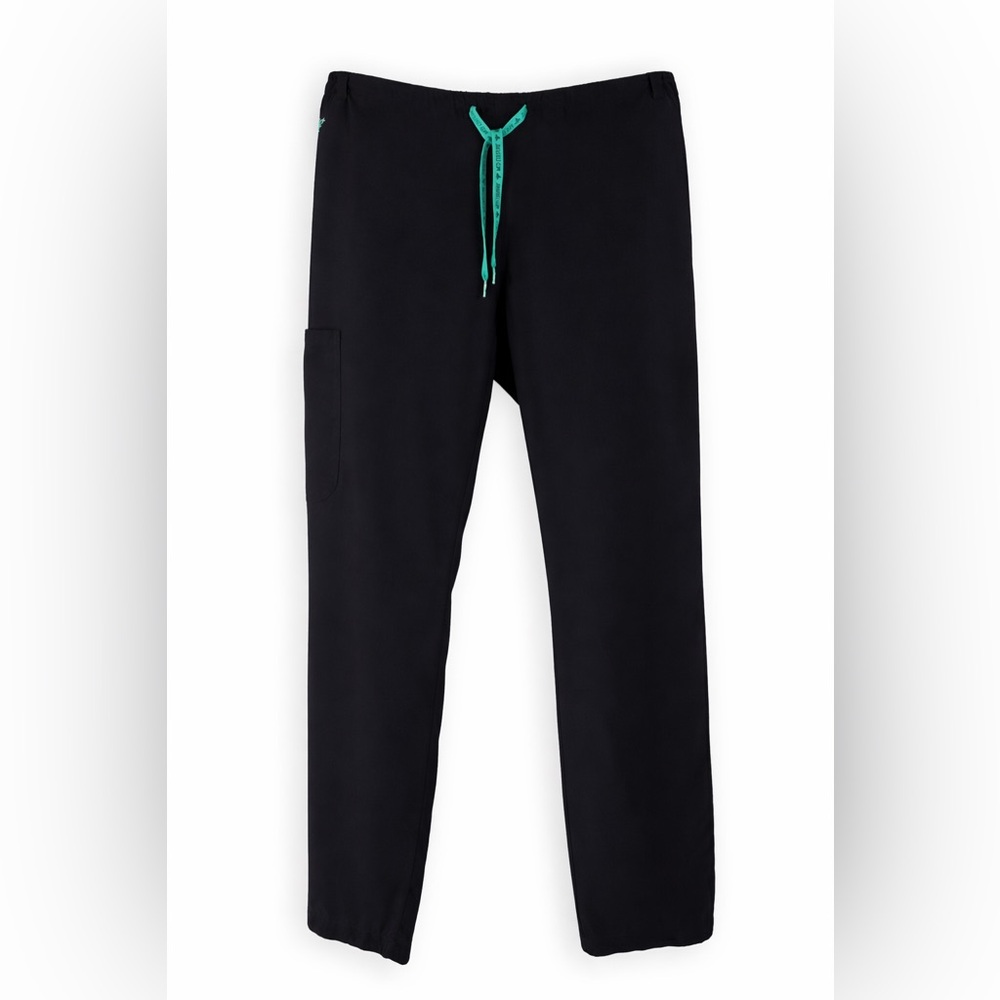 Med Couture Scrub Pants Black Jogger Stretch Cargo Medical Women Medium